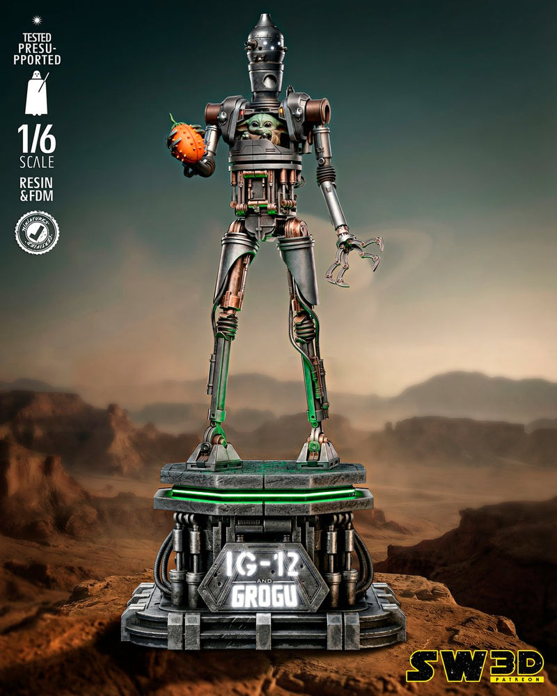 SW3D January 2026 Term IG12 With Grogu Sculpture