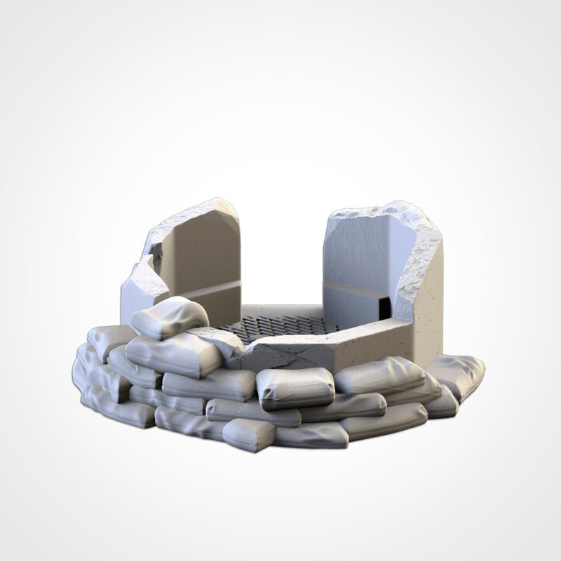 War Bunkers 3D printed terrain view 6