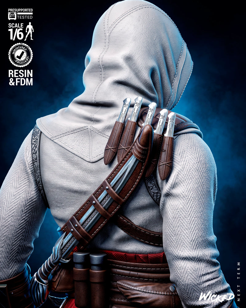 Altair Sculpture resin statue kit view 6