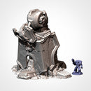 Mega Titan Destroyed 3D printed terrain view 6