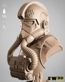 SW3D August 2025 Term Elite Tie Fighter Portrait Bust