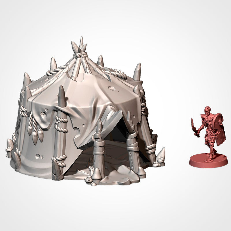 Goblin Camp 3D printed terrain view 6