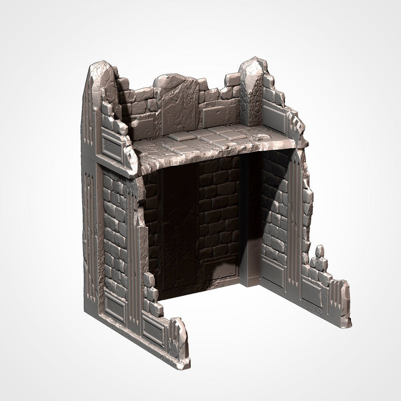 City Ruins (old GW) 3D printed terrain view 6
