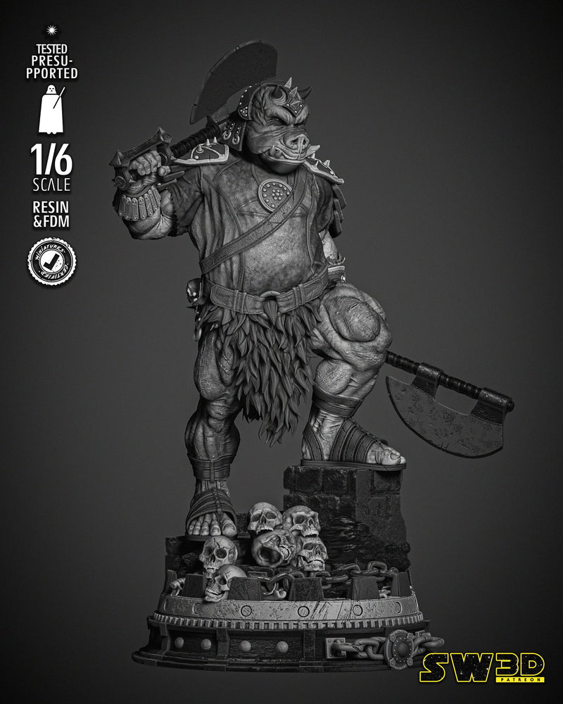 Gamorrean Guard Sculpture