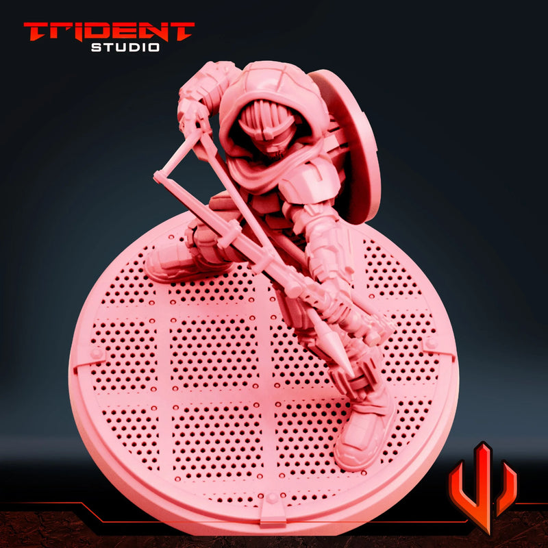 Taskmaster 2021 - Sculpt B Marvel MCP-compatible 40mm resin proxy miniature by Trident Miniatures - product image 6