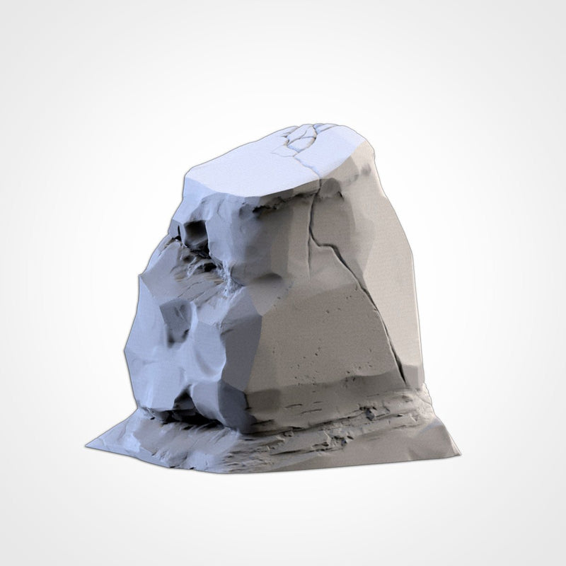 Icebergs 3D printed terrain view 6