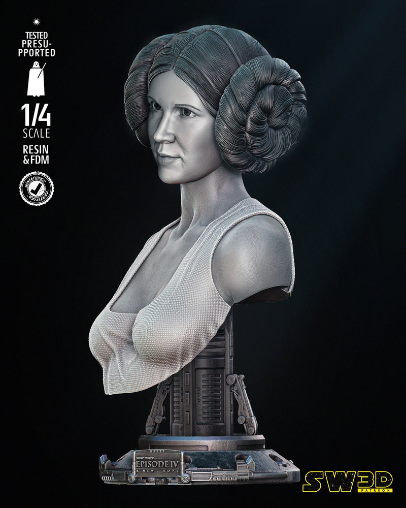 New Hope Leia Bust Portrait