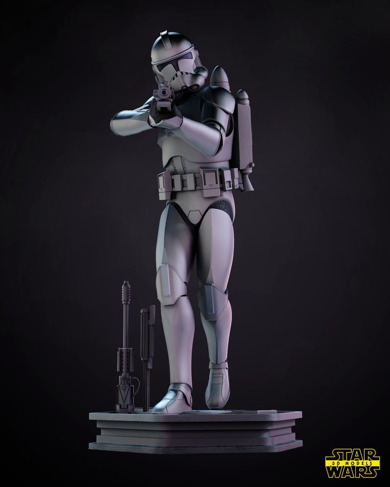 Clone Trooper Sculpture