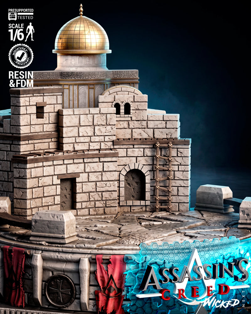 Assassin’s Creed 1 Diorama resin diorama kit view 6