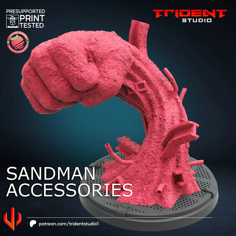 Sandman Spider-Man 2 Video Game Marvel MCP-compatible 40mm resin proxy miniature by Trident Miniatures - product image 6