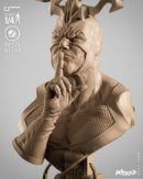 Black Bolt Portrait Bust resin bust kit view 6
