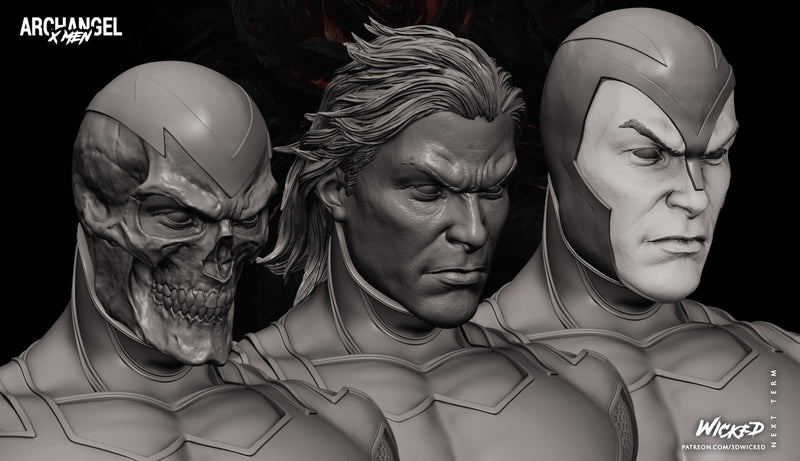 Archangel Sculpture resin statue kit view 6