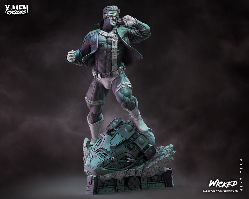 Cyclops Sculpture resin statue kit view 6