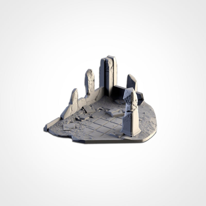 City Ruins 3D printed terrain view 6