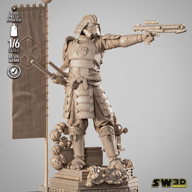 Stormtrooper Samurai Sculpture