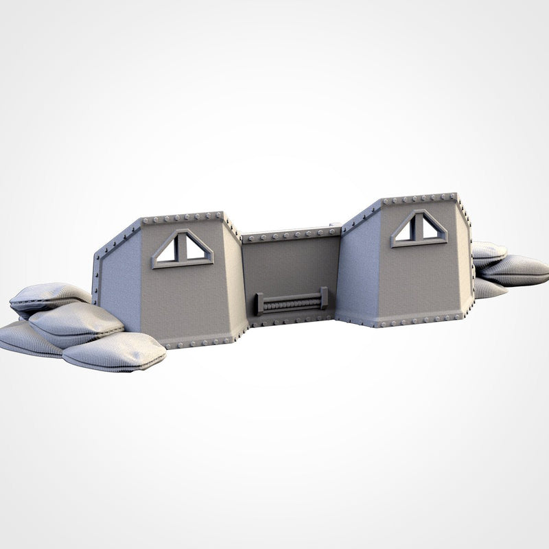 Street Barricades 3D printed terrain view 6