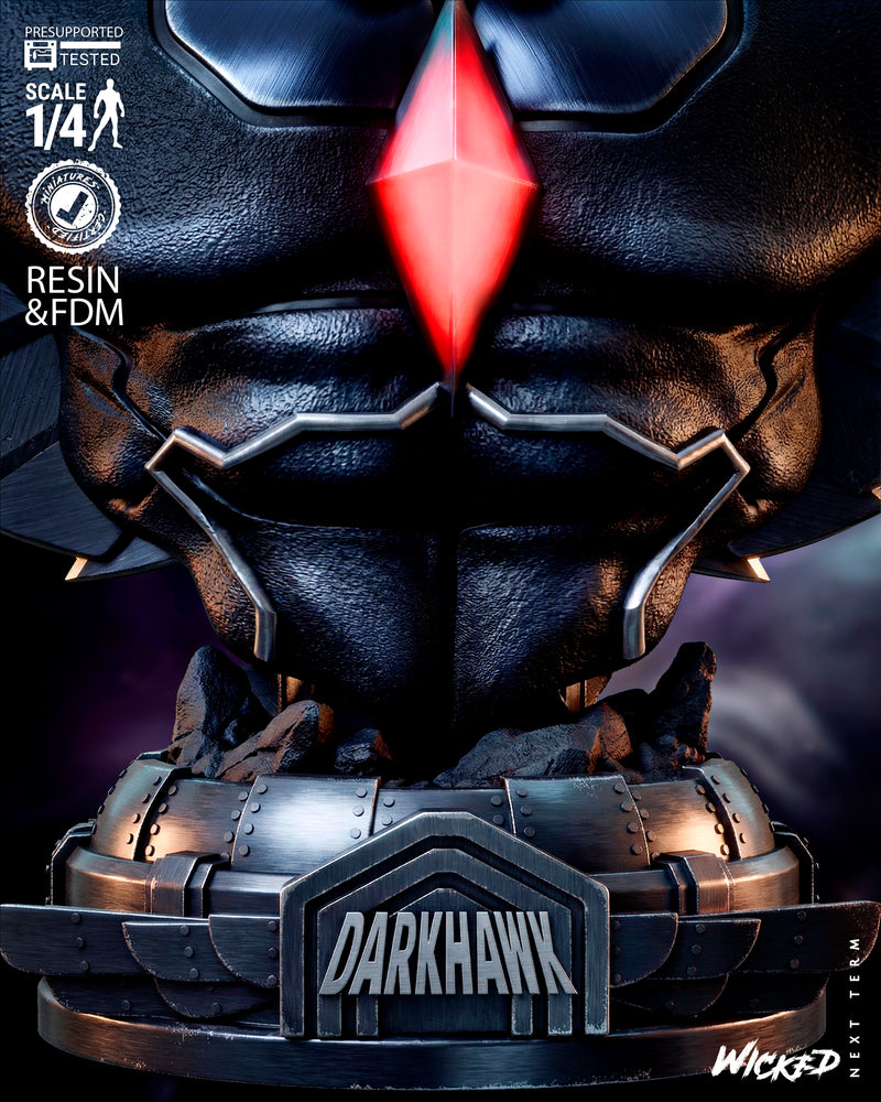 Darkhawk Portrait Bust resin bust kit view 6