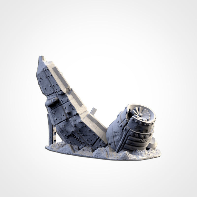 Crashed Planes 3D printed terrain view 6