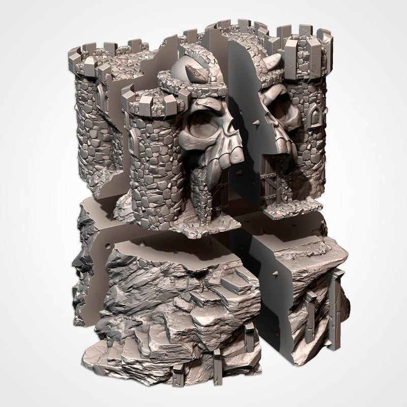 The Skull Castle 3D printed terrain view 6