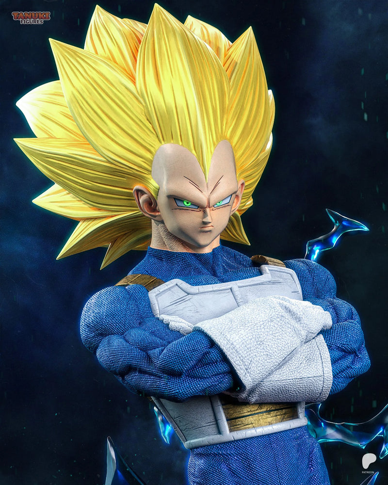 Vegeta SSJ3 Resin Statue & Bust - Full Size view 6
