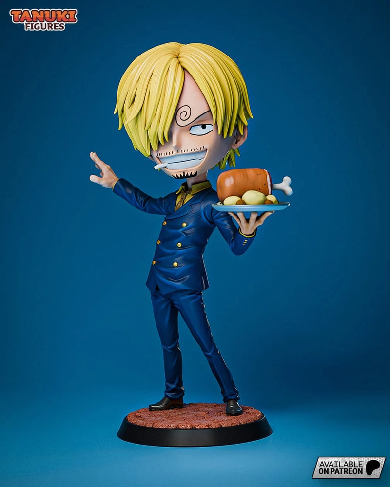 Sanji Chibi Resin Figure - Chibi view 6