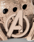 Captain America Portrait Bust resin bust kit view 6