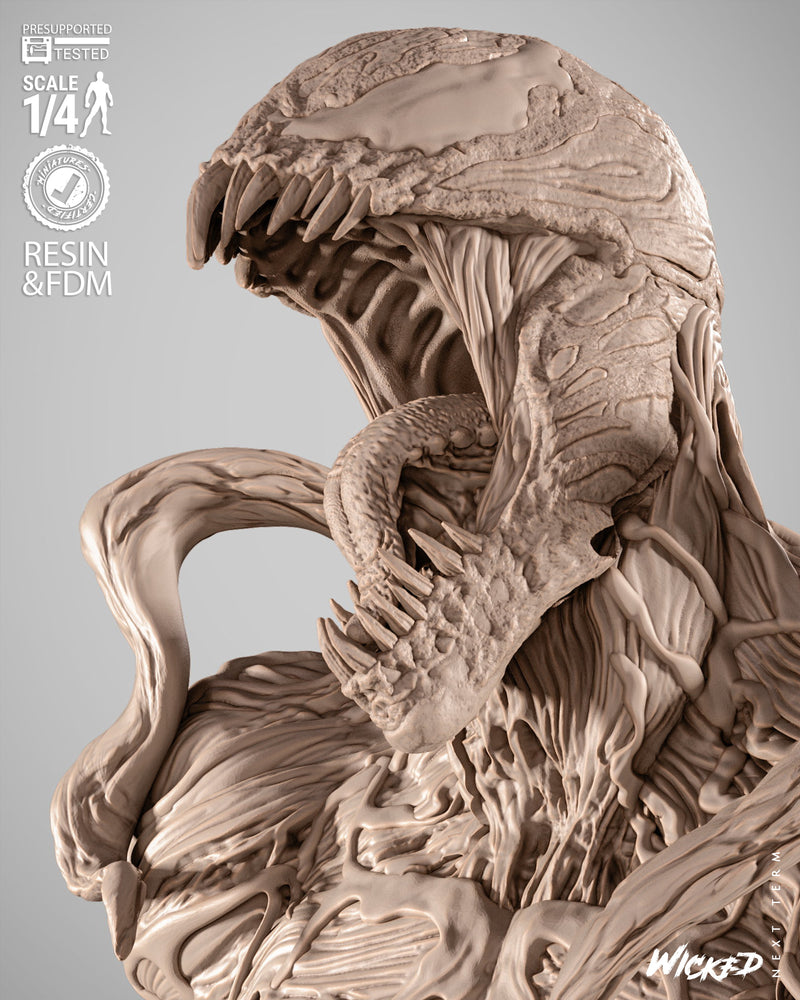 Carnage Portrait Bust resin bust kit view 6