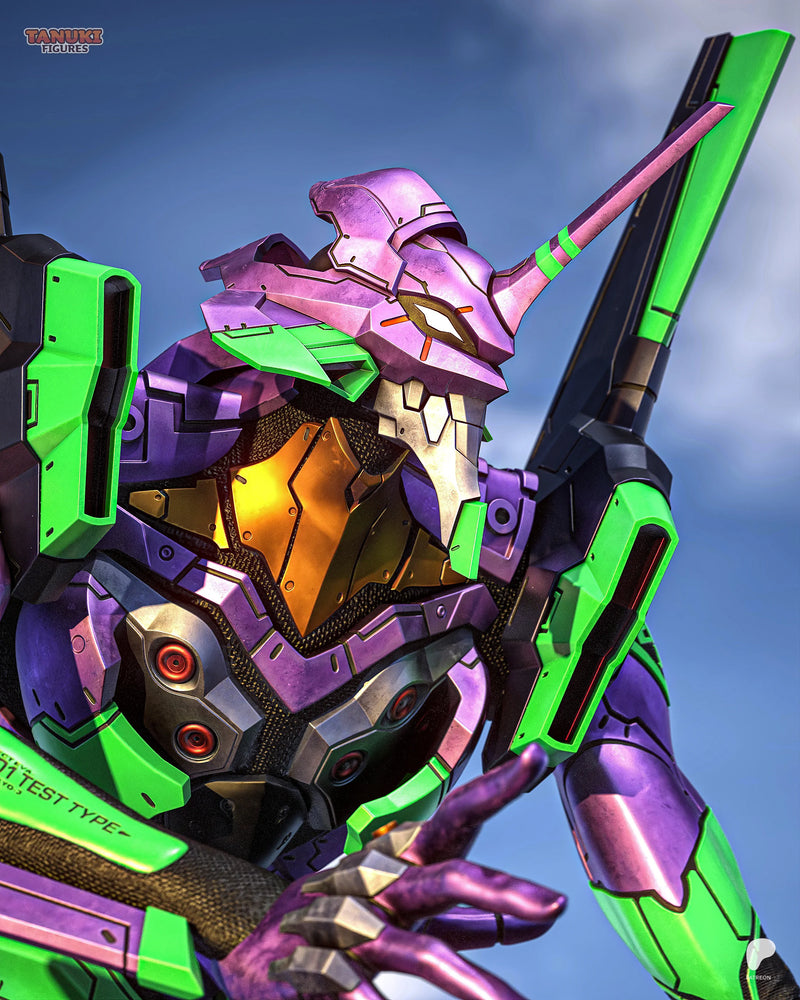 Eva 01 Resin Statue & Bust - Full Size view 6