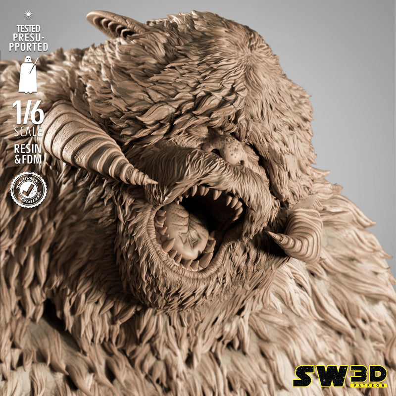 Wampa Sculpture