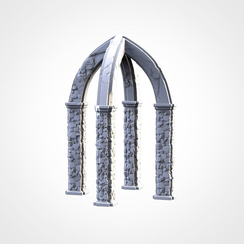 Majestic Ruins 3D printed terrain view 6