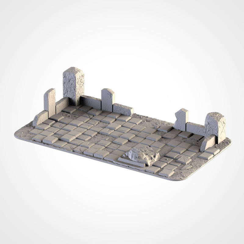 City Ruins WTC Set 02 3D printed terrain view 6