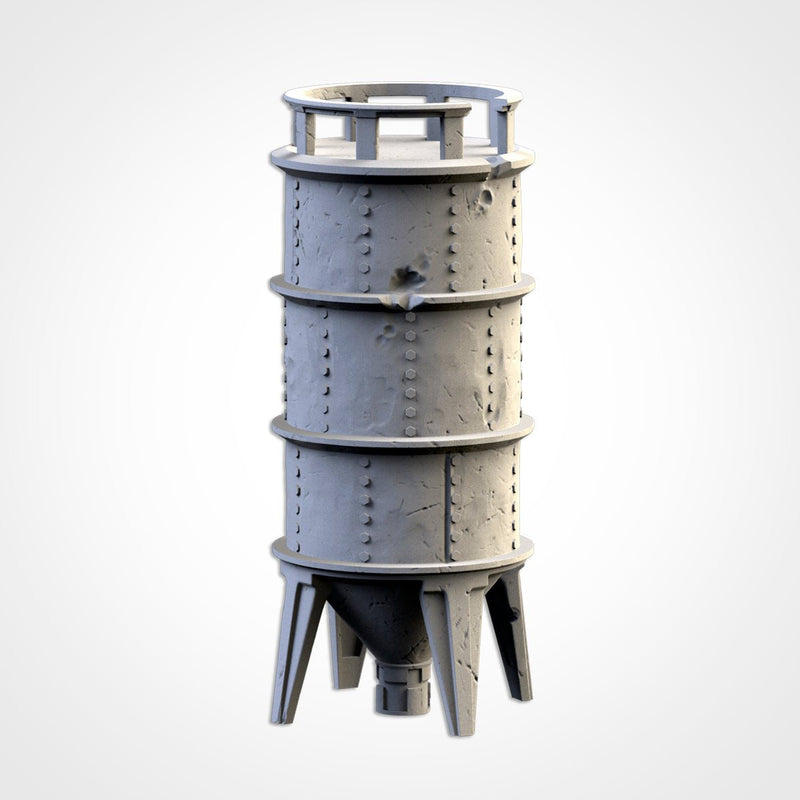 Silos & Storage Tanks 3D printed terrain view 6