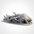 Sandworms 3D printed terrain view 6