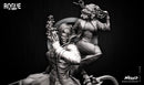 DIORAMA BASE + Rogue Sculpture + Gambit Sculpture resin diorama kit view 6