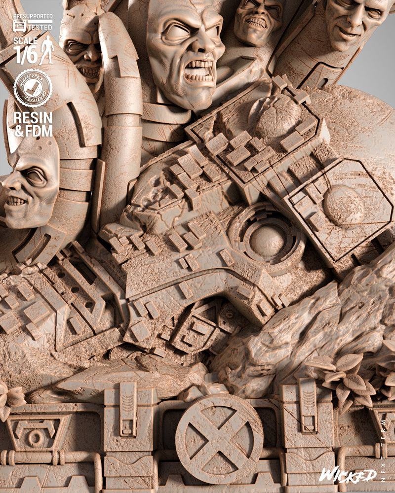 Banshee Sculpture resin statue kit view 6