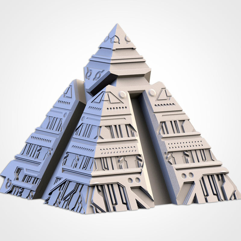 Xeno Pyramids 02 3D printed terrain view 6