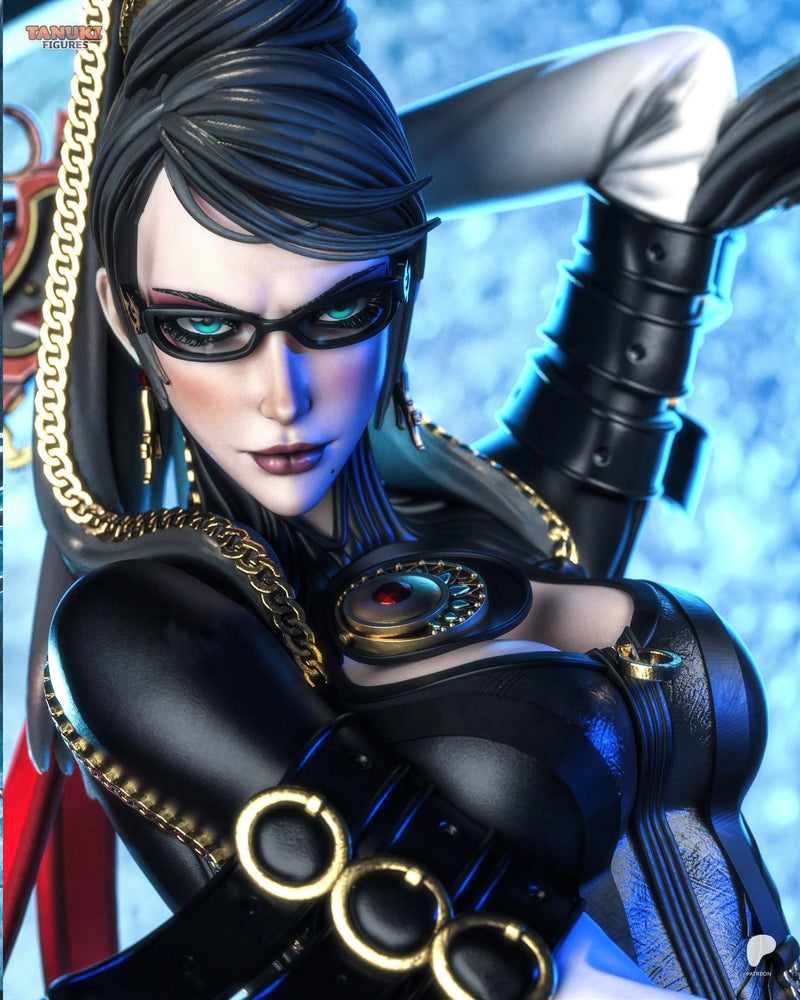 Bayonetta Resin Statue & Bust - Full Size view 6