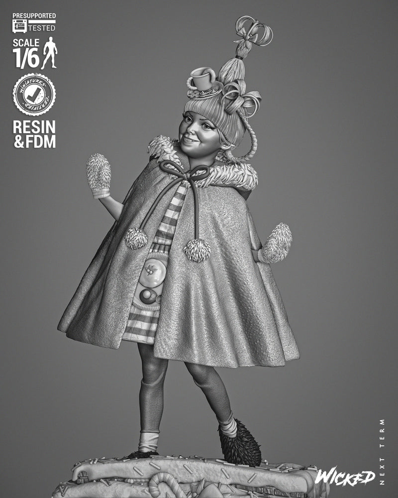 Cindy Sculpture resin statue kit view 6