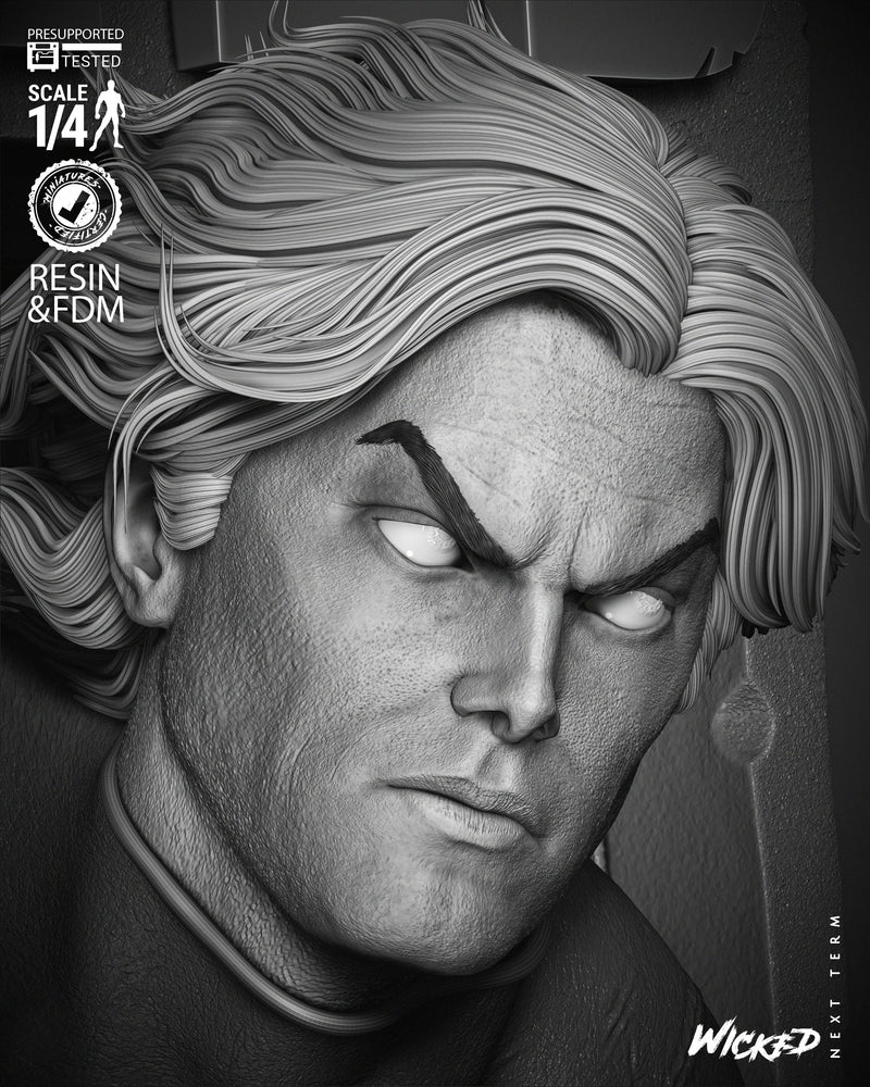 Adam Warlock Poster Bust resin bust kit view 6