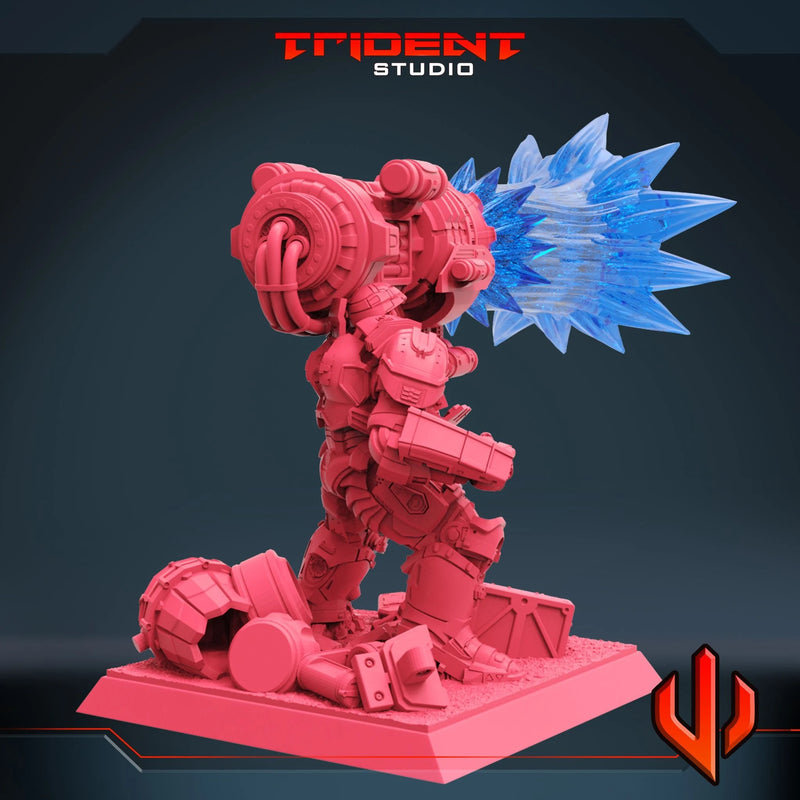 Hulkbuster And Thanos Diorama Marvel MCP-scale 40mm resin diorama by Trident Miniatures - product image 6