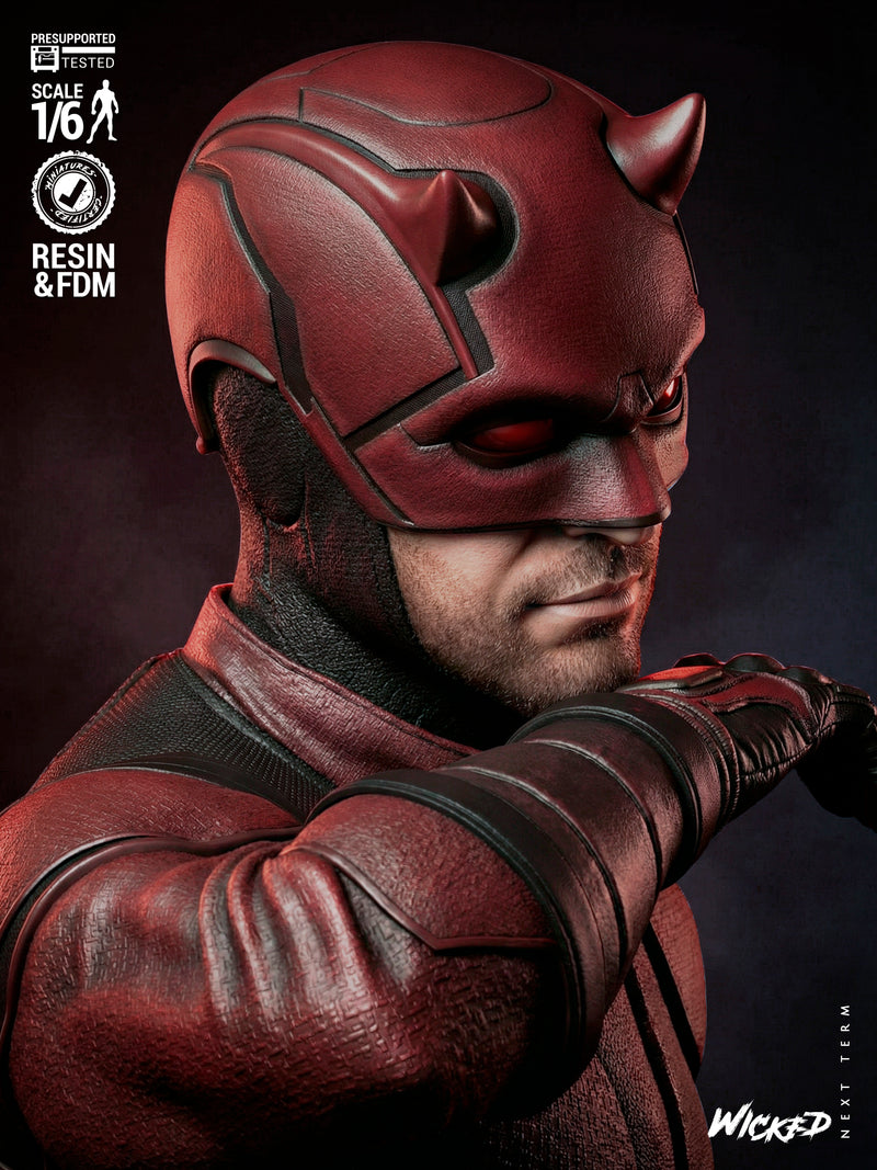 Daredevil Sculpture resin statue kit view 6