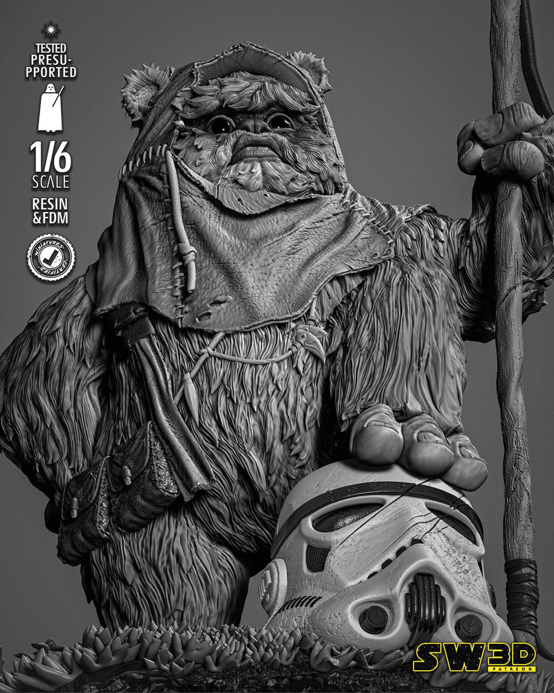Ewok 1 Sculpture