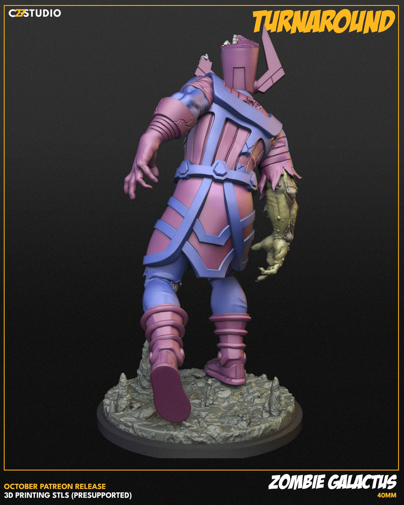 Zombie Galactus Marvel MCP-compatible resin miniature by C27 Studios - product image 6