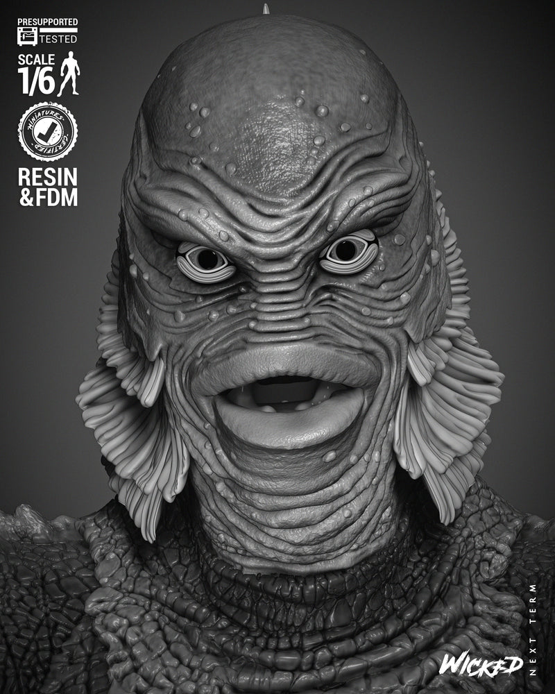 Creature of the Black Lagoon Sculpture resin statue kit view 6
