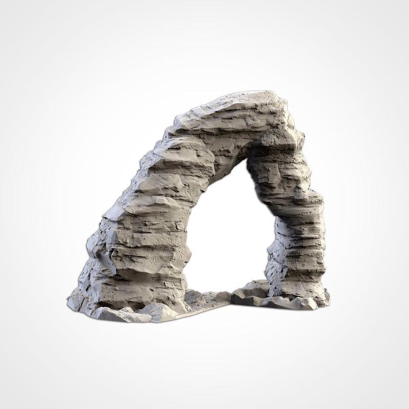 Desert Mountains 3D printed terrain view 6