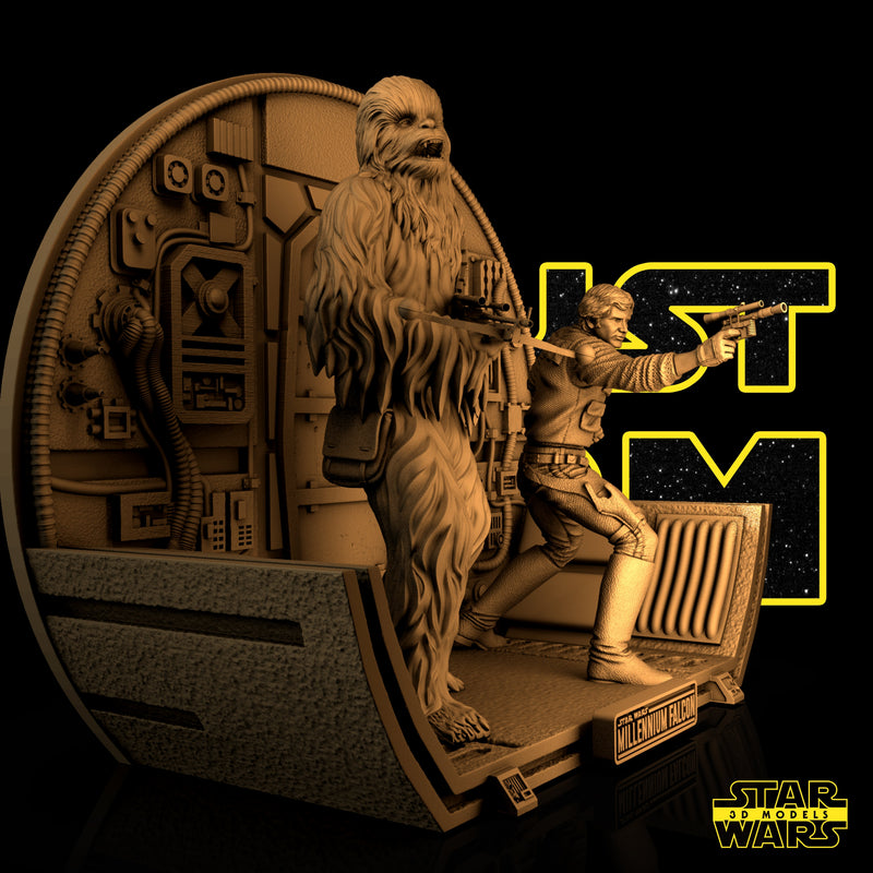 Han Solo And Chewbacca
