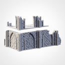 Classic Ruins WTC Set 01 3D printed terrain view 6