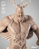 Black Bolt Sculpture resin statue kit view 6