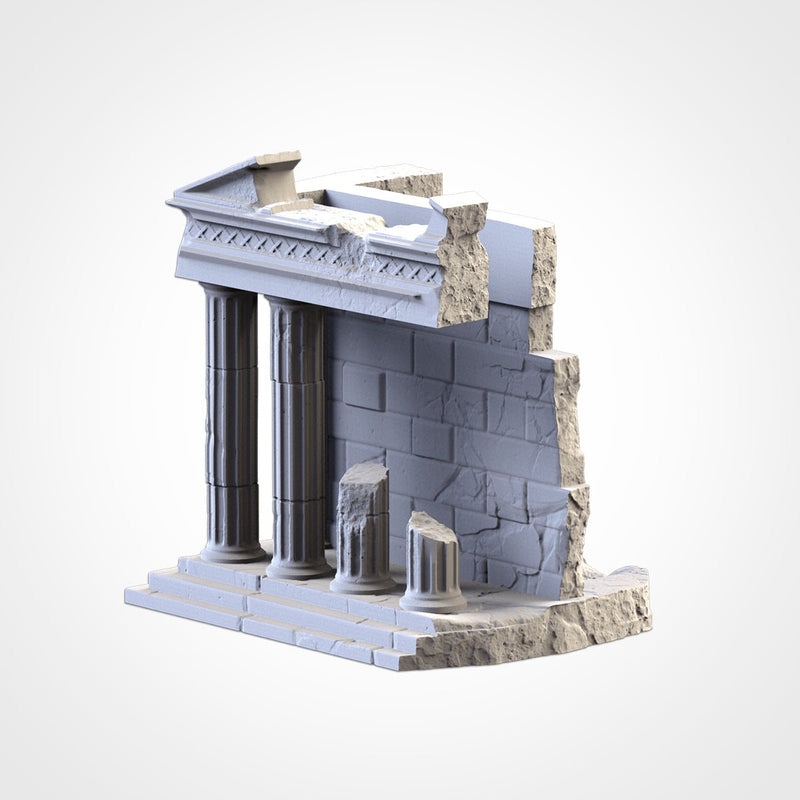 Classic Temples 3D printed terrain view 6
