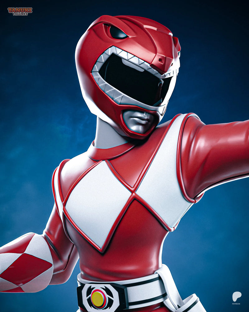 Red Ranger Toon Resin Figure - Toon view 6